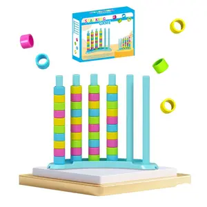 Color Matching Challenge Game for Kids, Stacking Game, Creative Holiday Gift Basket, Fast-Paced Brain Teaser, Fun Family Game Night Activity