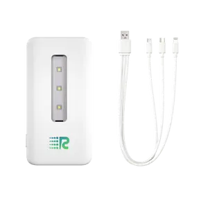 Rush Bank UVC - Portable Power Bank for Mobile Phones & Electronics Charging Needs