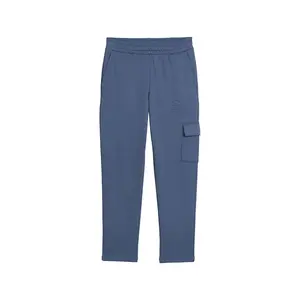 PUMA Mens Essentials Embossed Cargo Pants Casual - Blue
