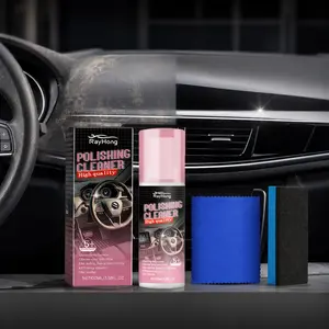 Car Spray Cleaner Quick Interior Detail Cleaner High Quality Leather Conditioner Fix Dry and Cracked Leather Restore Dull Interior Non-Greasy Shine Finish