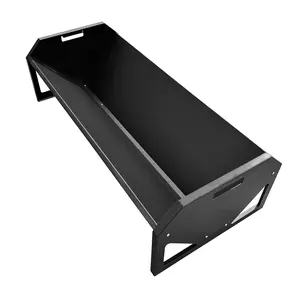 Heavy Duty 45" In Steel Livestock Feeding Trough 22 Gallon Feeder Up to 10 Sheep for Horse, Goat, Sheep, Cattle, Cow, Alpaca