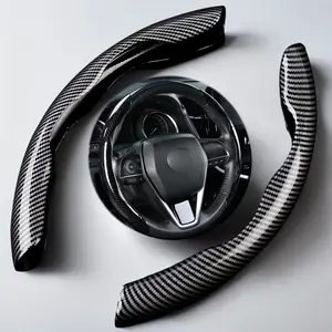Universal Steering Wheel Cover, 1 Set Non-slip Steering Wheel Protector, Car Interior Accessories, Size 14.4-15 Inch , Car Accessories knobs car accessories steering wheel cover fundas de volantes de auto carbonfiber steeringwheel carsteeringwheelcover