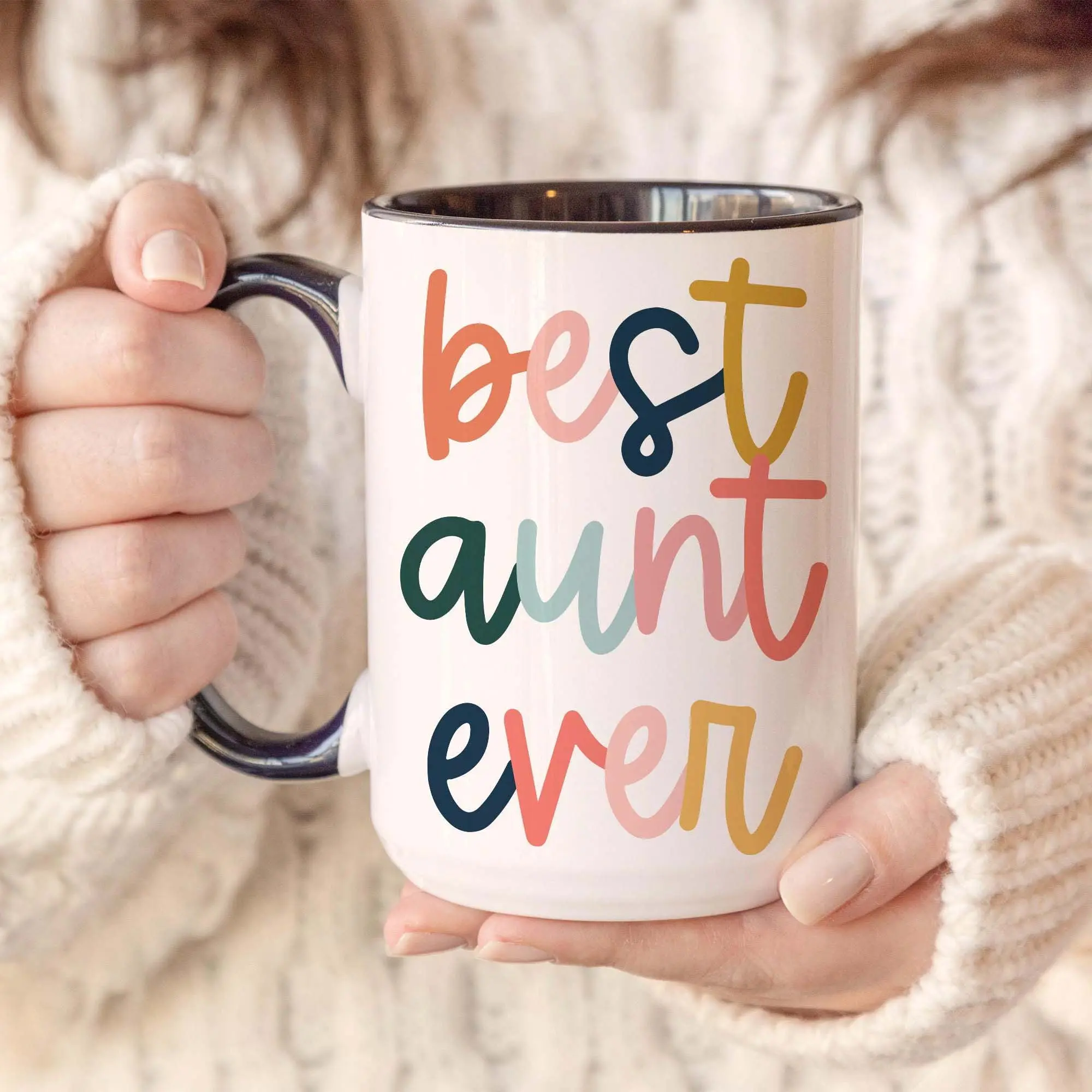 Cool Aunt Mug, Aunt Gift, New Aunt Cup, Aunt Ever Mug, Aunt To Be Mug, Aunt Gift, Sister Gift, Auntie Rainbow Mug, Auntie Mug, 11 15oz Ceramic Cup