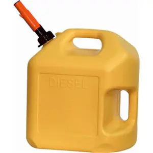 Midwest Can 248479 5 gal Yellow High Density Polyethylene Diesel Can