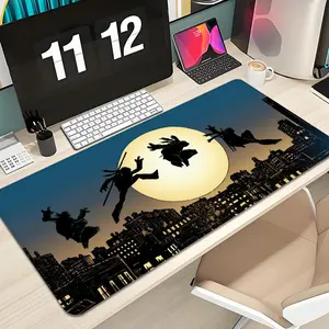 1pc-Teenage Mutant Ninja Turtles Mouse Pad Design XXL 1000×500mm 900×400mm 800×400mm 600x300mm Large Gaming Mouse Pad - Extended, Thick, Non-Slip Rubber Base Desk Mat with Precision Stitched Edges - Washable Large Desk Pad
