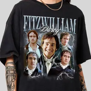 Retro Fitzwilliam Darcy Shirt, Fitzwilliam Darcy Tshirt, Mr Darcy Shirt, Pride and Prejudice Shirt, Pride and Prejudice Fan Gifts