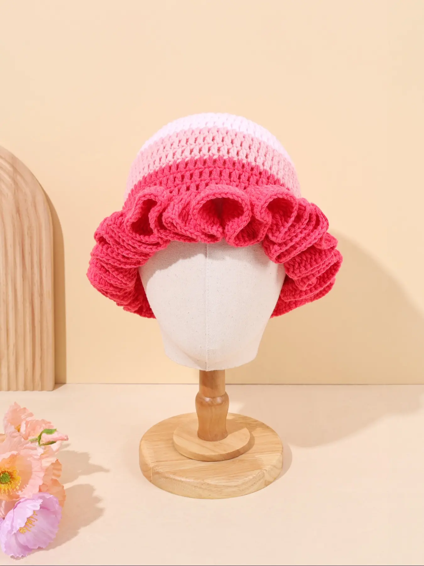 Handmade Crochet Fisherman Hat, Knit Hat, Macaron &, Open Design, Lightweight & Breathable, Unisex, Daily Party Formal Occasions, Stylish Hat