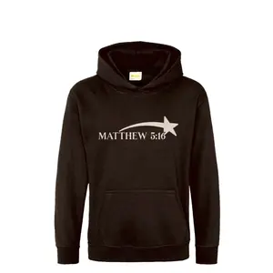 Dark Chocolate Matthew 5:16 Hoodie