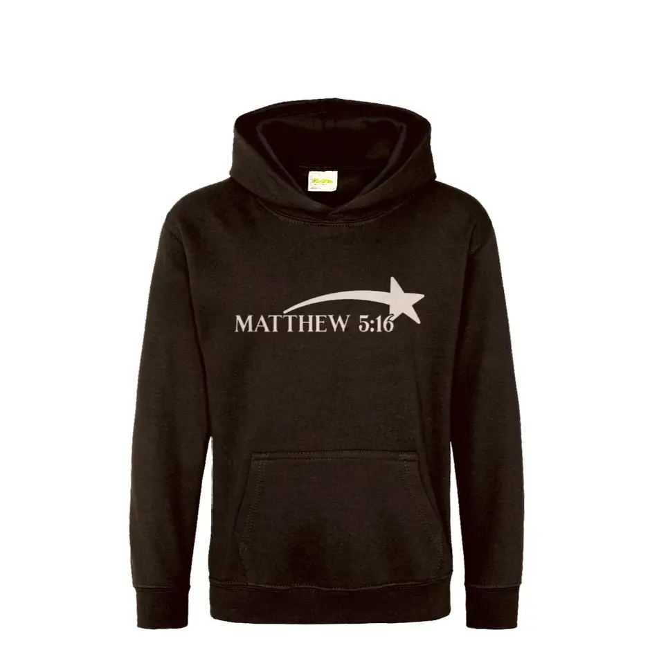 Dark Chocolate Matthew 5:16 Hoodie