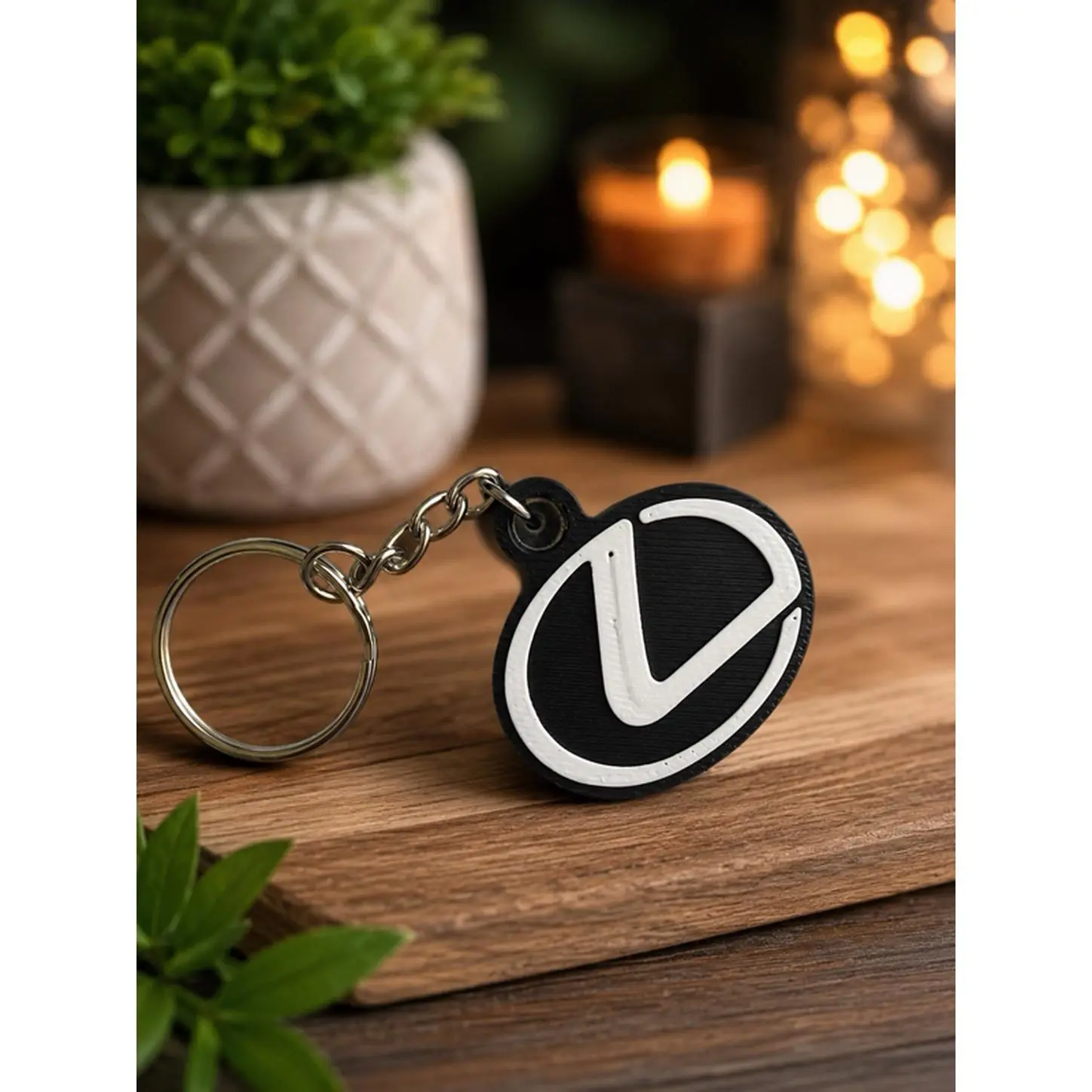Lexus Logo Keychain - Official Brand Keychain with Lexus Logo