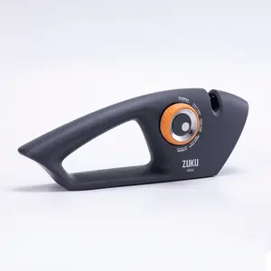 5 in 1 Knife Sharpener - 5-Stage Adjustable Handheld Manual Sharpener for Kitchen, Chefs, Bread, Serrated, and Scissors knives