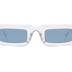 Retro Rectangular Slim Vintage Narrow Fashion Sunglasses Full Rim Rectangle