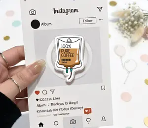 100% Pure Coffee Magnetic Phone Grip – Cozy Reader Vibes