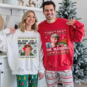 Couple The Blessing Sweatshirt, Funny Christmas Vacation Sweatshirt, Couple Christmas, Oh Dear Did I Break Wind, Movie Character Holiday Matching Duo, Ugly Christmas Sweatshirt, National Lampoon Christmas Vacation Matching Sweatshirts