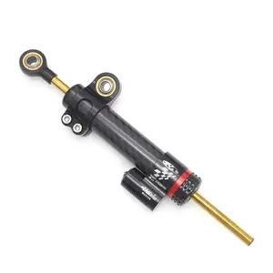 Universal Motorcycle Accessories Modified Damper Titanium Handlebar Stabilizer Shock Absorber