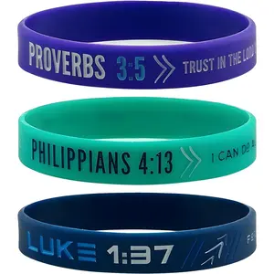 Christian  Wristbands - WWJD Bracelets with Philippians 4:13 Luke 1:37 Proverbs 3:5 - Easter Basket Stuffers, Christian Gifts for Men, Pulseras Para Hombres