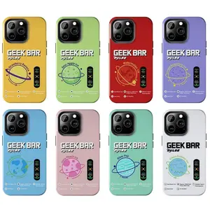Gee.k B@r Collection Tough Phone Case - Trendy Cover for iPhone, Durable, Anti-Drop & Waterproof Protection