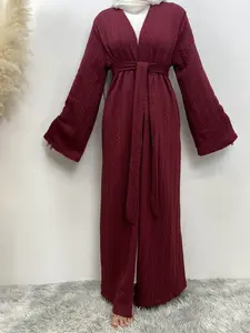 Fashion Winter Knit Loose Fit Kimono Sleeve Open Front Cardigan, Cozy and Stylish Outerwear for Women, Perfect for Cold Weather