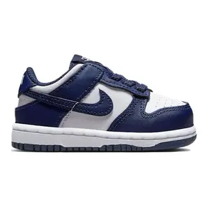 Nike Dunk Low White Midnight Navy (TD) (kids) by StockX