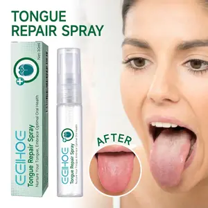 Oral Fresh Tongue Coating Repair Spray - Gentle Cleansing, Bacteria Inhibition, Tongue Surface Repair, Cracking Relief, Gum Protection, Oral Health Support tiktokshopspringglowup,summervibes