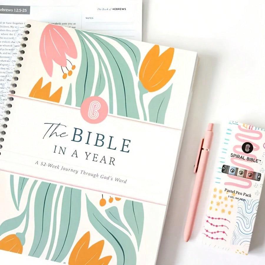 Women's 52-Week Bible Study Journal "The Bible In A Year"