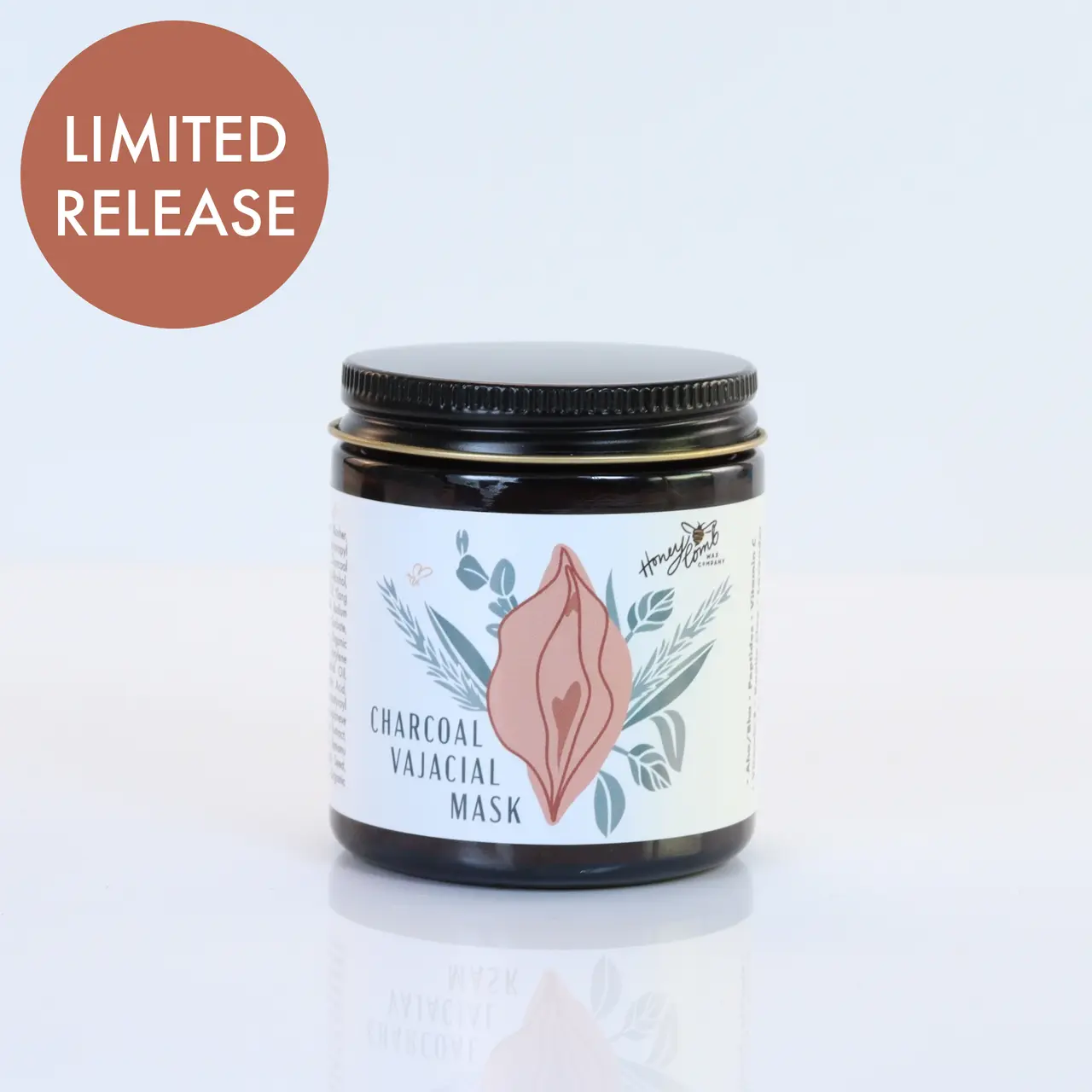 Honey Comb Wax Co. Charcoal Treatment Beauty Face Mask - 500ml Natural Drawing Compound for Ingrown Hair, Rejuvenating, Repairing, Moisturizing Bath & Body Care Solution, Rejuvenating Face Mask, Skin Repair, Treatment Mask