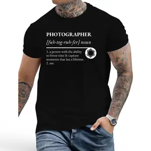 Photographer Definition T-Shirt – Perfect Gift for Photography Lovers