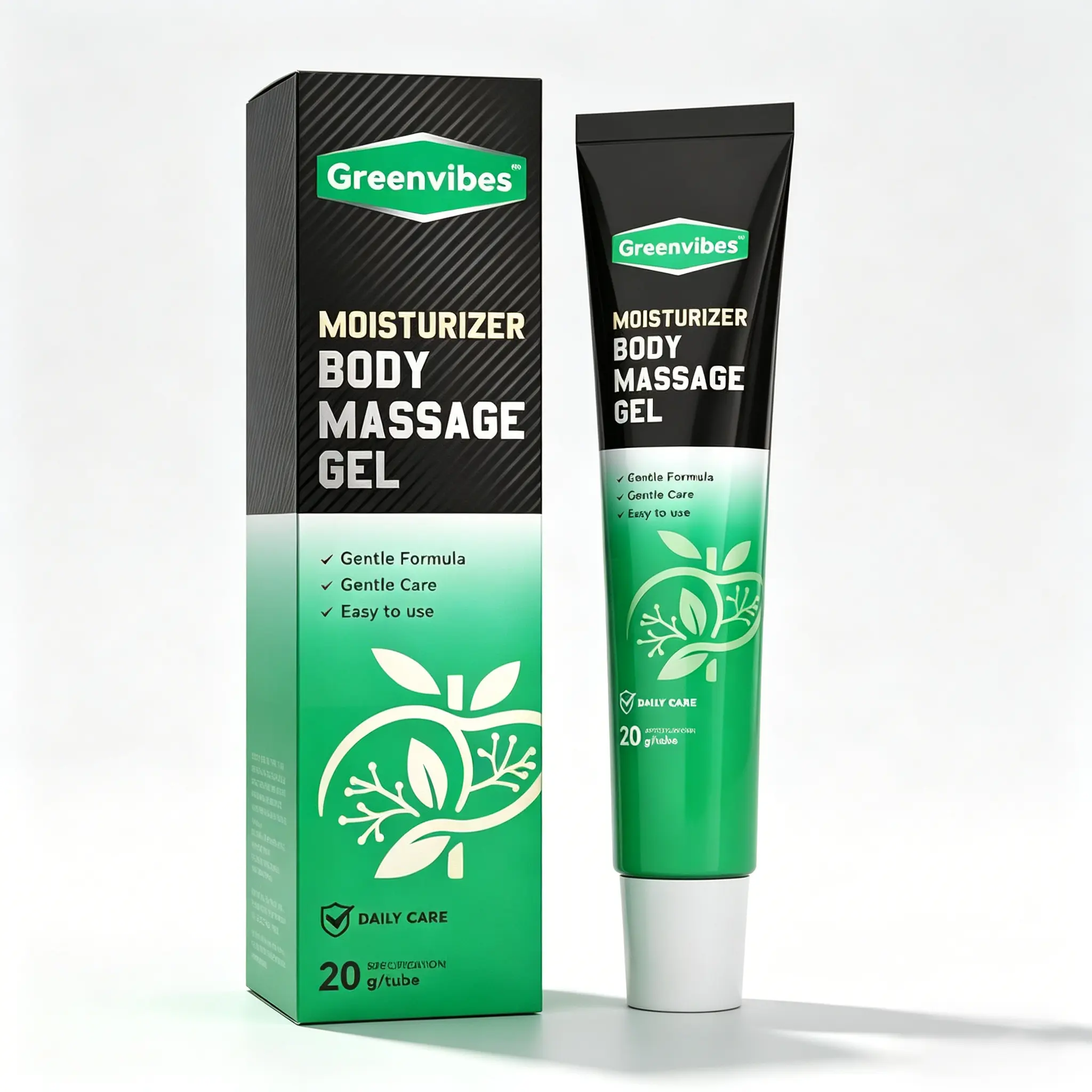 GreenVibes Men's Care Gel | Massage for Men to Relax and Moisturize 20g