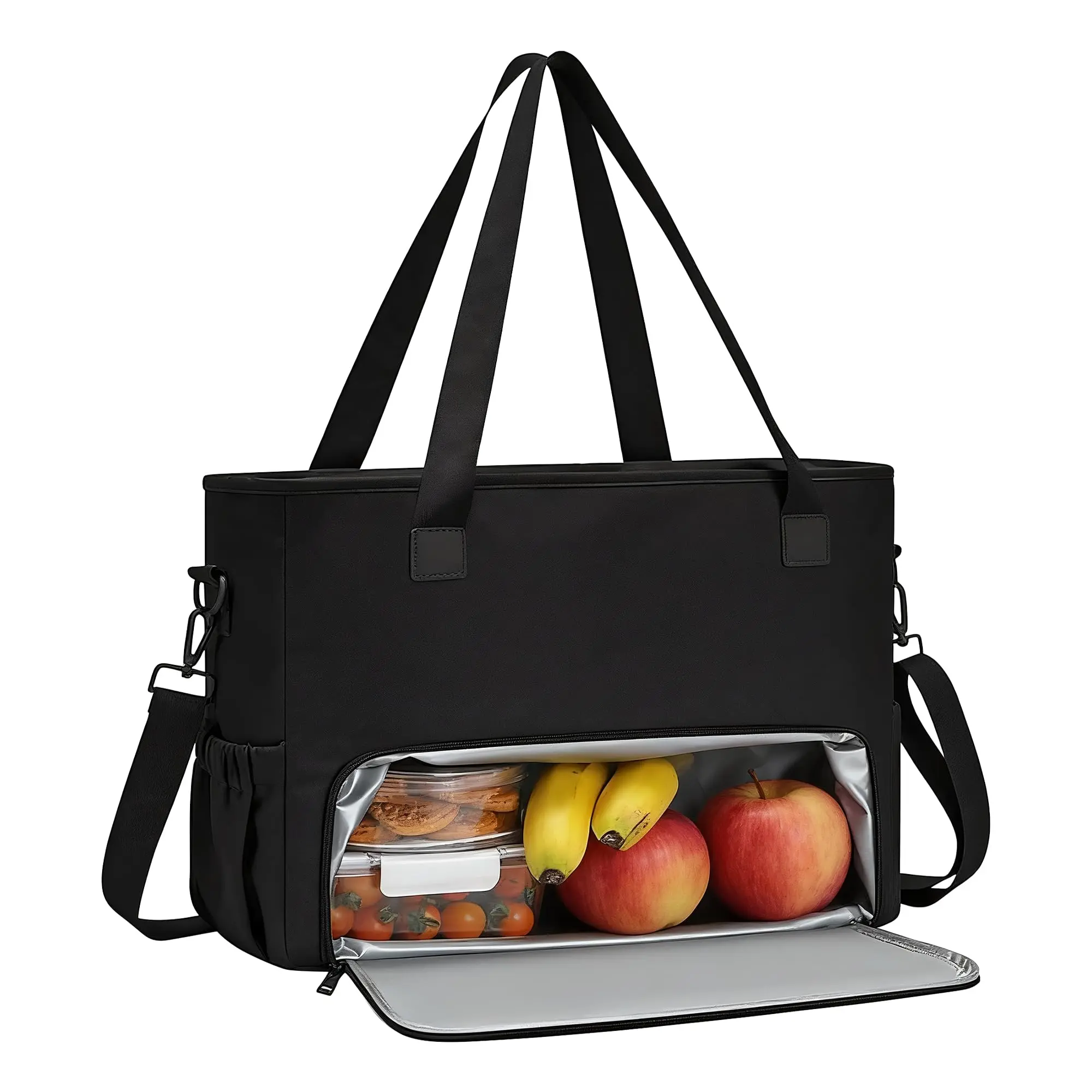 Garvee Women's 2-in-1 Insulated Lunch Tote Bag with Leakproof Lunch Box - Professional Work Tote, Laptop Bag, Shoulder Bag for Office Commute, Travel, School, Picnic