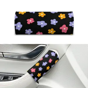 2-Pack Car Door Handle Grips, Non-Slip Car Interior Accessories, Luggage Handle Covers, Roof Pull Gloves, Auto Parts Decorations