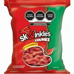 Lucas Skwinkles Chunks-Watermelon Gummy with Spicy Chamoy filling