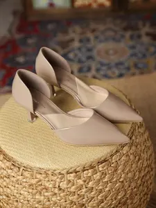 New French Hollow Stiletto Heels Pointed Toe Fashion Commuter High Heels, high heel pumps, Elegant Medium Width Shoes for Spring & Fall