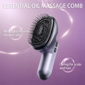 Veinyla 4 in 1 Negative Hair Care Scalp Massage Comb,Nourishes Hair lmproving hair texture, Unique Essential OilAtomization Function, Relieves Head Pressure, PortableSoothing Scalp Massager, Red Light Therapy