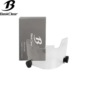 Clear Football Visor,Football Visors for Helmet,Football Helmet Visor Fits Adult & Youth Football Helmets, Anti-Fog, Scratch Resistant Clear Visor Football Face Shield