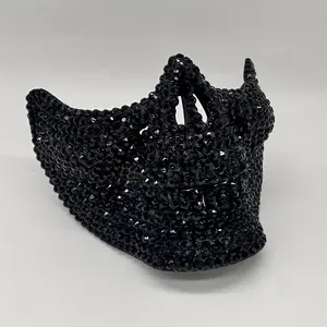 Rhinestone Skull Half-Face Mask Collection Bling Gothic Costume Mask for Halloween, Parties & Performances