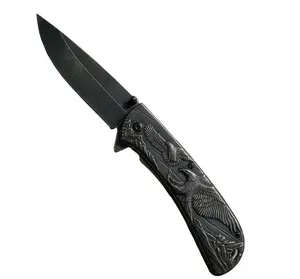 [Father's Day Best Gift Choice]Premium Folding Pocket Knife with Eagle Embossed Handle,Free maintenance kit， Compact EDC Utility Knife for Everyday Use & Outdoor Activities，Father's Day, unique gifts for all occasions