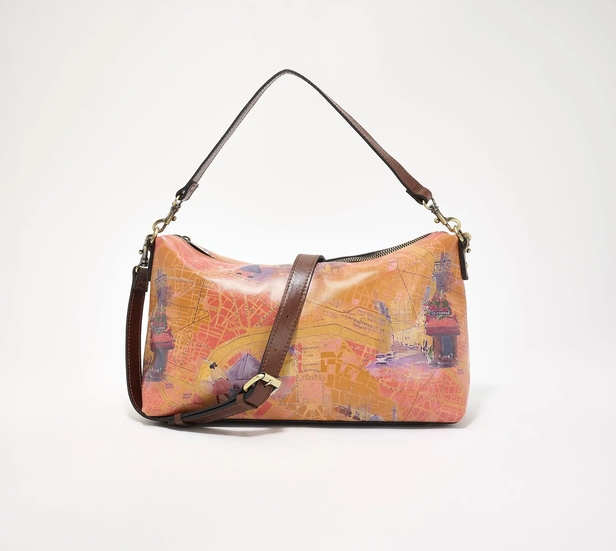 Patricia Nash Maura Crossbody in Leather or Suede Patricia Nash Maura Crossbody in Leather or Suede