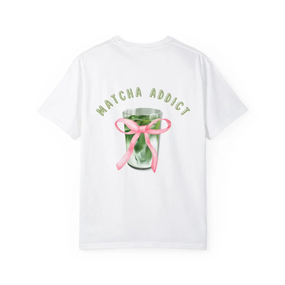 Matcha Addict T-shirt with Unique Design, Perfect for Casual Wear Womenswear