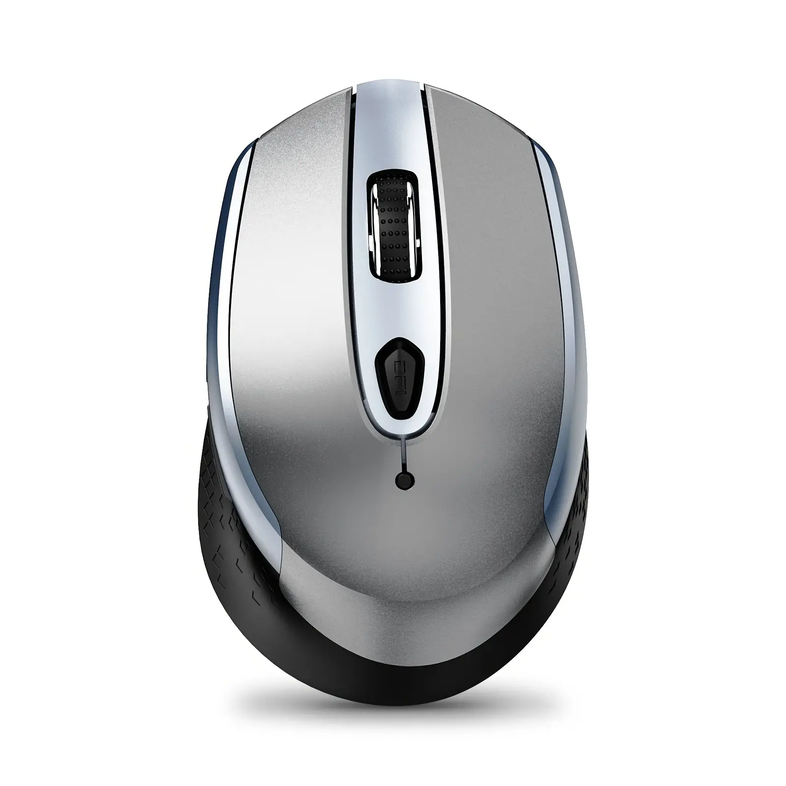 Cimetech TM004 2.4G Ergonomic Optical Sensor Wireless Mouse for Computer - 6 Buttons, DPI Adjustable, 3 Levels High DPI Movement, Scroll Wheel, Soft Rubber Ergo Grip, Noiseless Click, Auto-Sleep Mode, USB Receiver for Laptop, PC