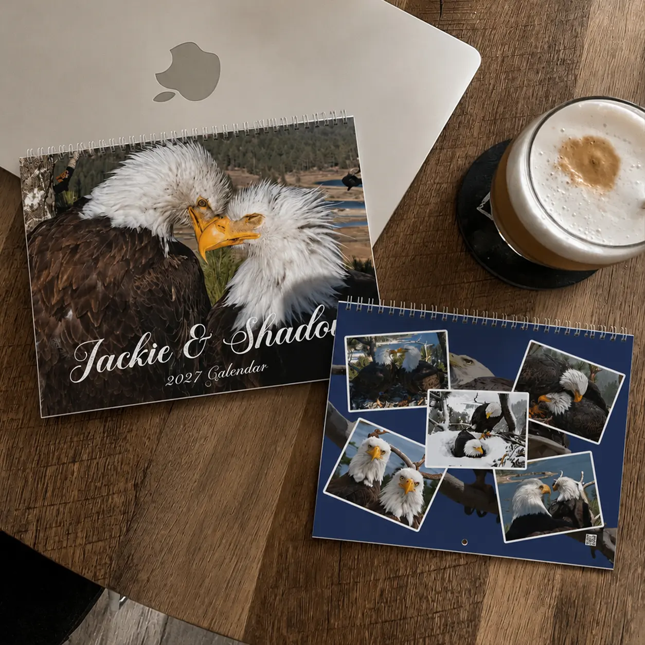Jackie and Shadow Story Love Bald Eagle Big Bear Lake 2026 - 2027 Calendar