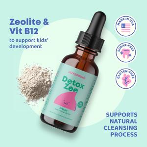 JoySpring DetoxZee Zeolite Drops with Vitamin D3 – Herbal Blend Drops for Gut Balance, Immune & Daily Wellness Support