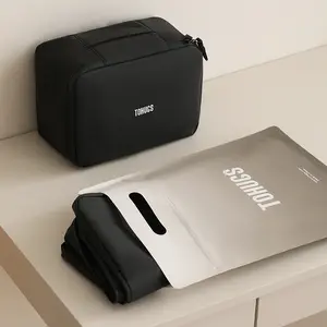 TOHUGS Antibacterial Storage Bag,Outdoor fashion wear-resistant portable waterproof Waterproof & Quick-Dry, 99% Sterilization, Ideal for Travel & Home, cosmetics, baby, clothes and other storage, 1M+2S Set, 30x28x4cm,  Compression Travel