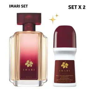 Avon Imari Perfume & Roll-On Deodorant Set 2-Piece Fragrance Collection
