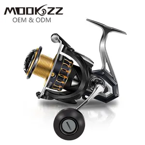 FBE Series Long Cast Spinning Reel for Surf Fishing 5.1:1 5+1BB 10kg Drag CNC Aluminum Handle A-Nylon Body Saltwater Reel Fishing Accessories