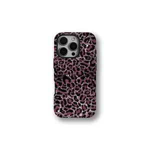 Glam Pink Leopard Luxe Phone Case -  Compatible with iPhone 17 16 15 14 13 12 11 X Plus/Air/Pro Max/Pro, Tough Phone Case designer