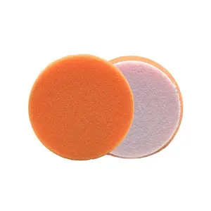 Buff and Shine 380CR | 3" Uro-Tec Orange Medium Polishing Foam Pad - 2pk