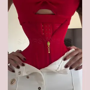 Sexy Woman Waist Trainer Slimming Belly Shaping Binder Firm Hooks Corset Fat Compression Girdles Belt Elastic Tight Daily Wear