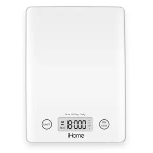iHome Glass Kitchen Scale