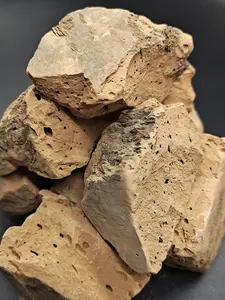 Fire-Purified Hearth Clay Traditional Fu Long Gan Kaolin Blocks Edible Pure 7oz 200g Rich in Montmorillonite Silicon & Magnesium for Heart Nerve Health House