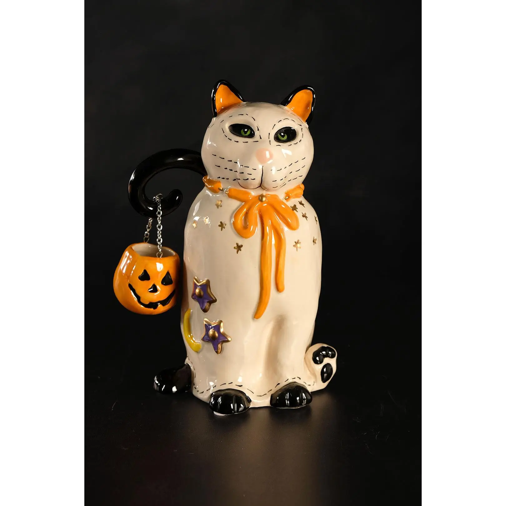 Ghost Cat Tealight Holder